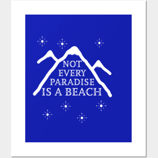 Winter Snow Paradise Posters and Art